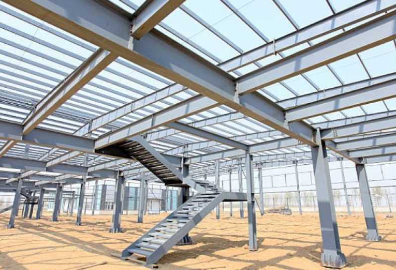 Fabricante de Estrutura Metálica para Galpão Goioerê - Estrutura Metálica para Telhado Residencial