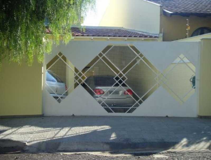 Portões de Alumínio Automático Quitandinha - Portão Automático para Garagem